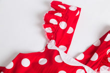 Load image into Gallery viewer, Everyday Play Dress - Minnie Red/White Inspired