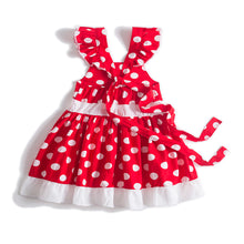 Load image into Gallery viewer, Everyday Play Dress - Minnie Red/White Inspired
