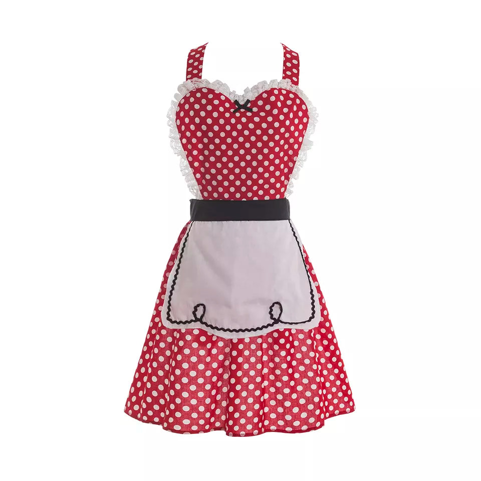 Running Costume - Adult Apron - Minnie #2 Inspired